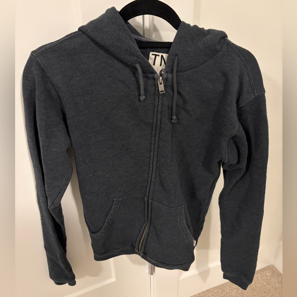TNA Grey Zip-Up Hoodie